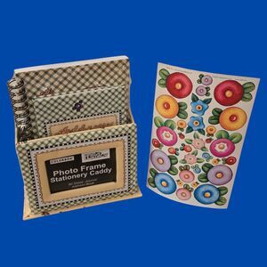 Mary Engelbreit 2004 Charmed Life Vintage Journal Address Book Stationery Caddy